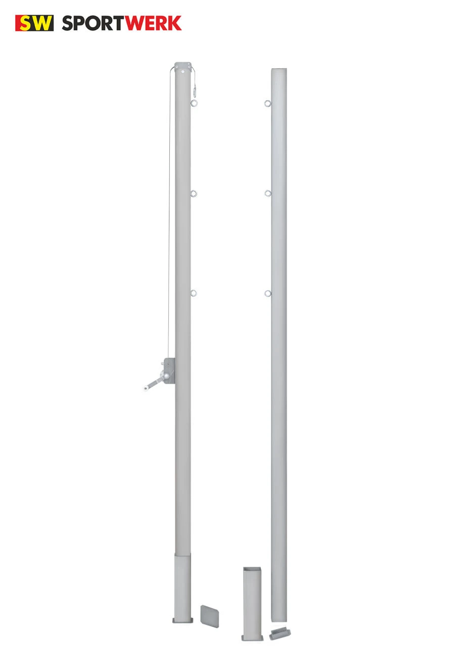 Universal Aluminum Stands with Mechanical Tensioning Winch for Nets