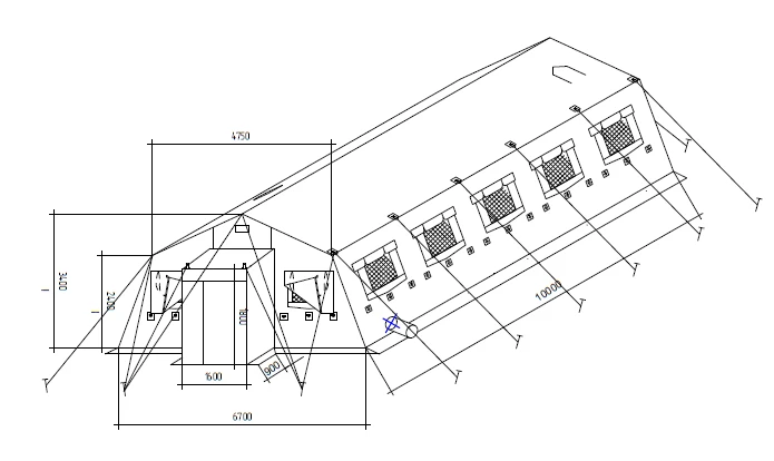 All-Season Frame Tent M-30 for Military Use