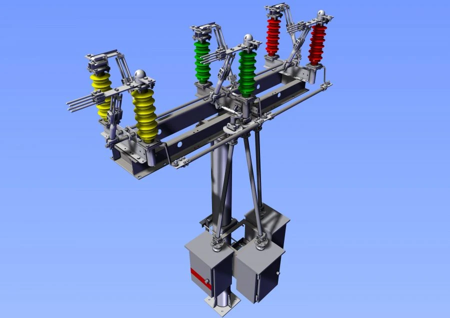 Horizontal Rotary Disconnectors Series RG(P)-(V) 35kV
