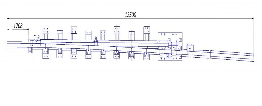 Curved Rail P65 with Straight Switch Point Project 2690.06.020