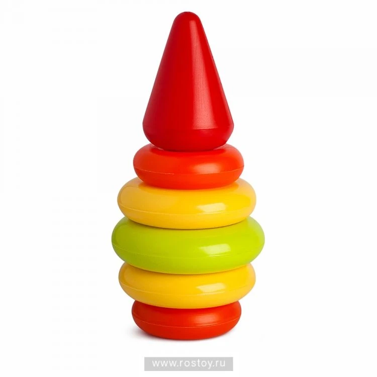 Rainbow Stacking Pyramid Toy for Kids