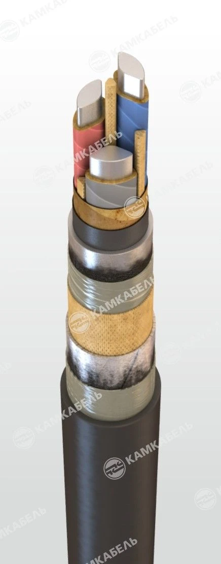 Power Cable with Aluminum Conductors and Paper Insulation, 6-10 kV