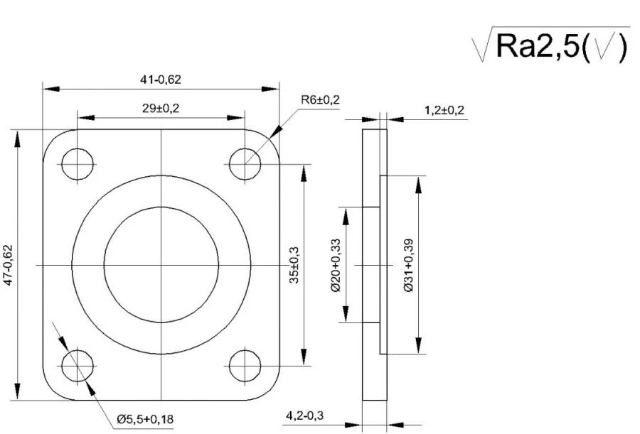 Retaining Element Foundation - Technical Specifications Included