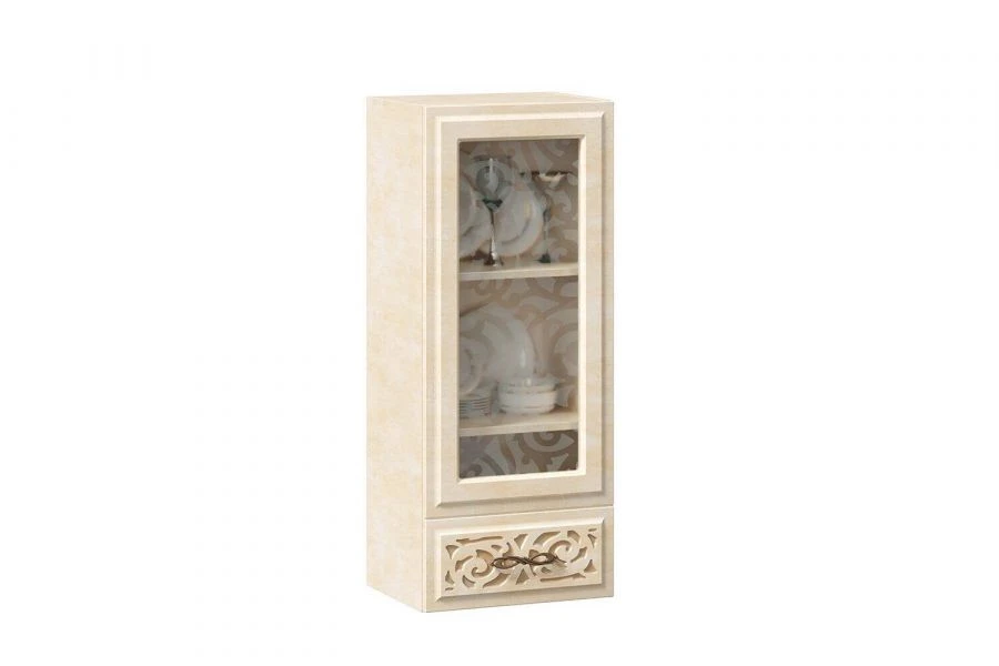 High Glass Facade Door Alexandria LD.249180.000 (Leather Lento)