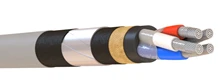 Power Cable with Aluminum Conductors and Rubber Insulation, 660V, ANRBG
