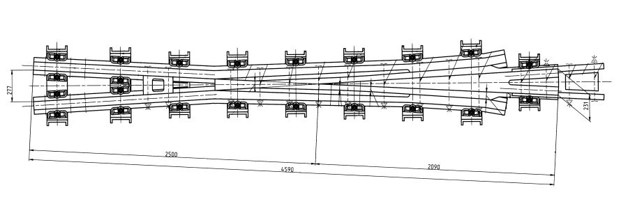 Crosspiece Type R65 Model 1/9 (Project MSZ.8427.03.000)