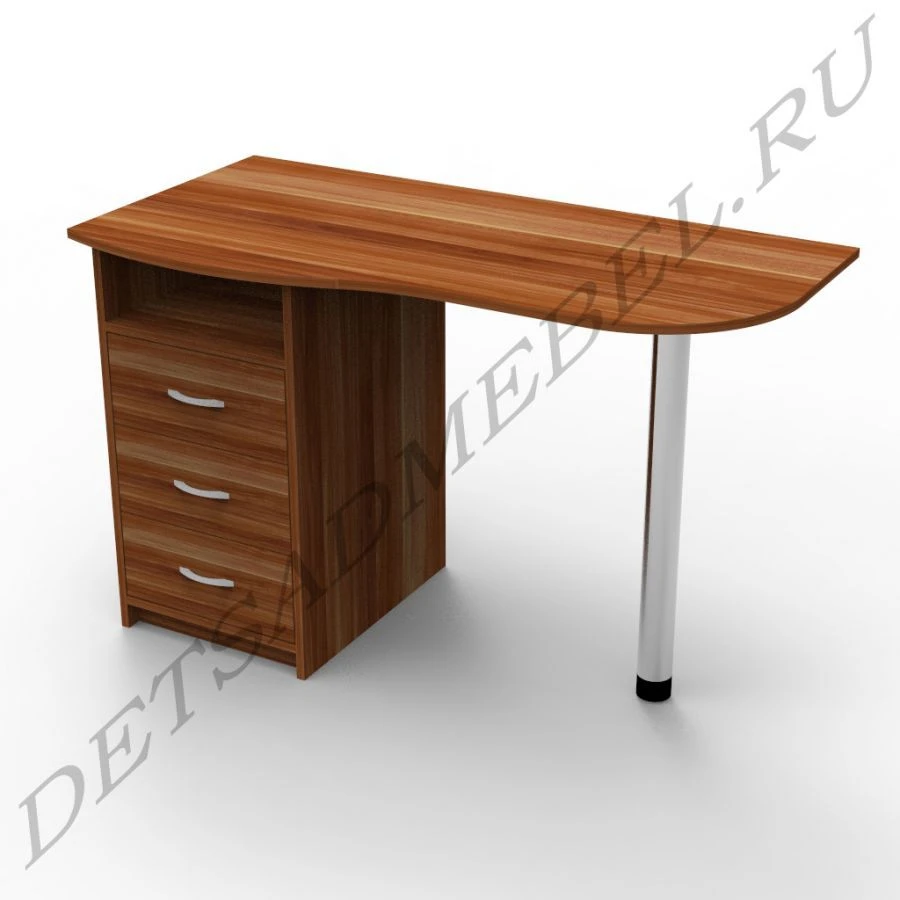 Ergonomic Office Desk M3.2 with Three-Drawer Cabinet
