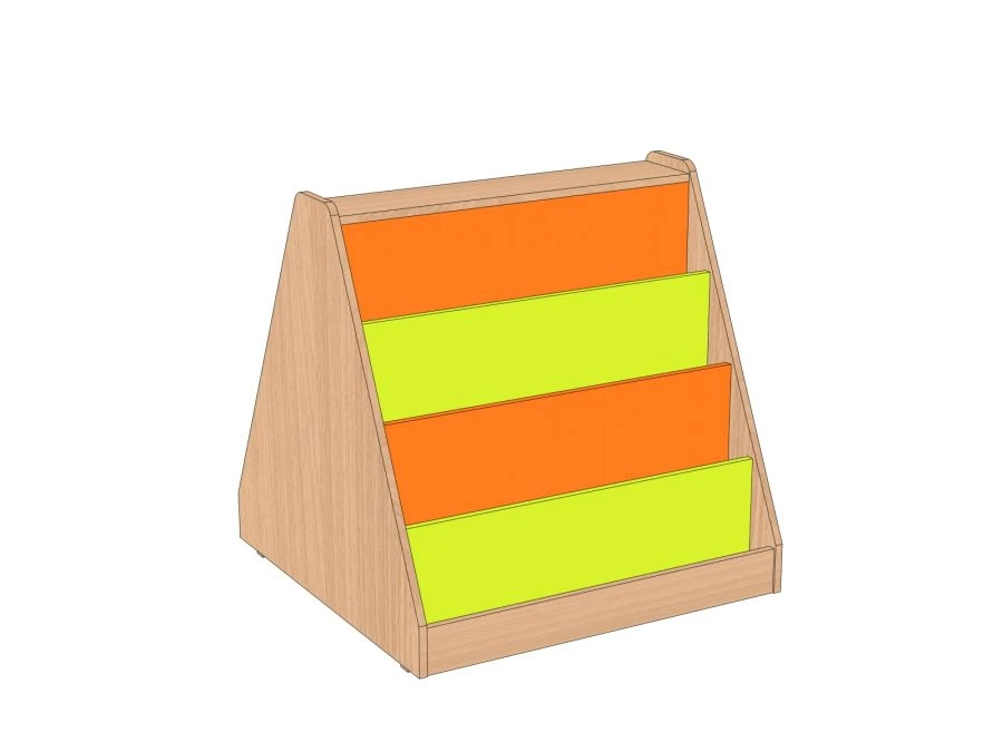 Two-Sided Children's Book Display Cabinet KV-2