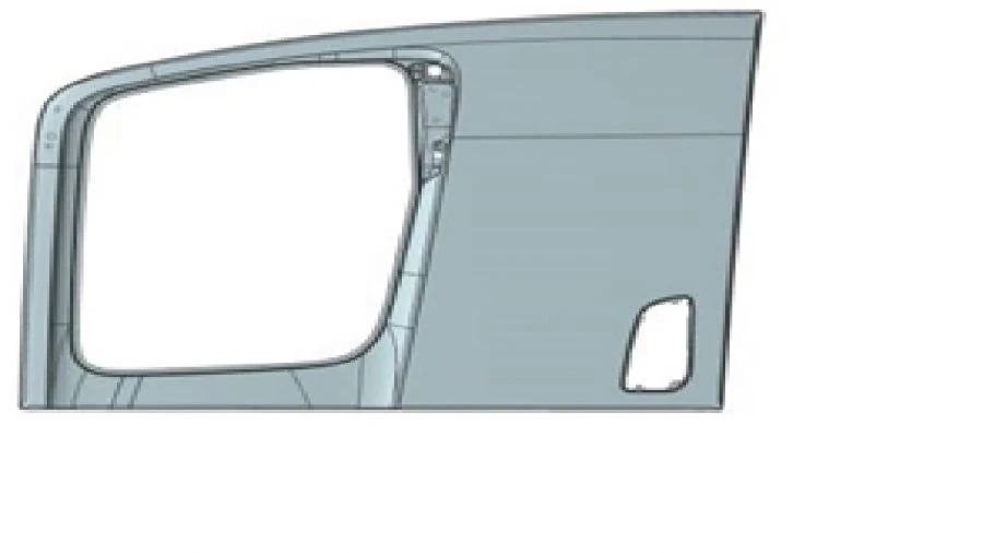 Right Outer Door Panel - Version Part A9607226809