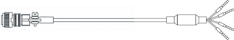 3-Wire Connection Cable with C06 Connector, Model 51T1A4