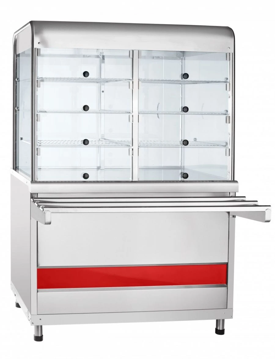 High-Temperature Refrigerated Display Counter with Neutral Cabinet PVV(N)-70KM-S-NSh