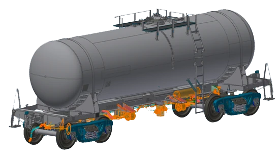Technical Acid Transport Tank Car Model 15-5200