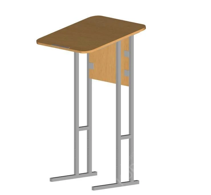 Adjustable Student Desk with Tilted Surface