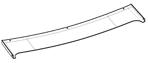 Rear Helmet Insert for Trams - Model 71-411.10.21.503-М1