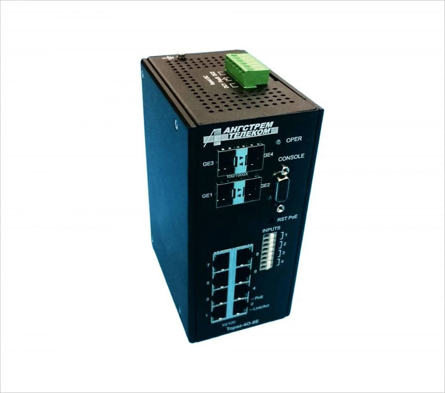 Industrial Switch Topaz-4o-8E