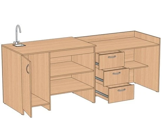 Chemistry Demonstration Table 2400*750*900 mm SDH-1