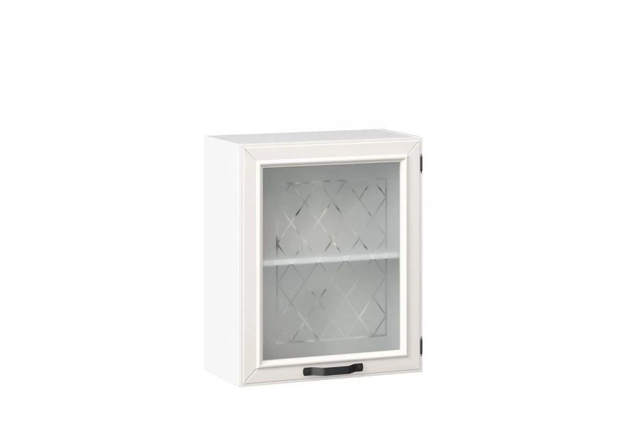 Marina LD.273650.000 Facade Door 600 Glass Type 3 (White Textured Oak)