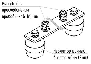 Main Grounding Busbar GZSH.03-440.300.8M8-M