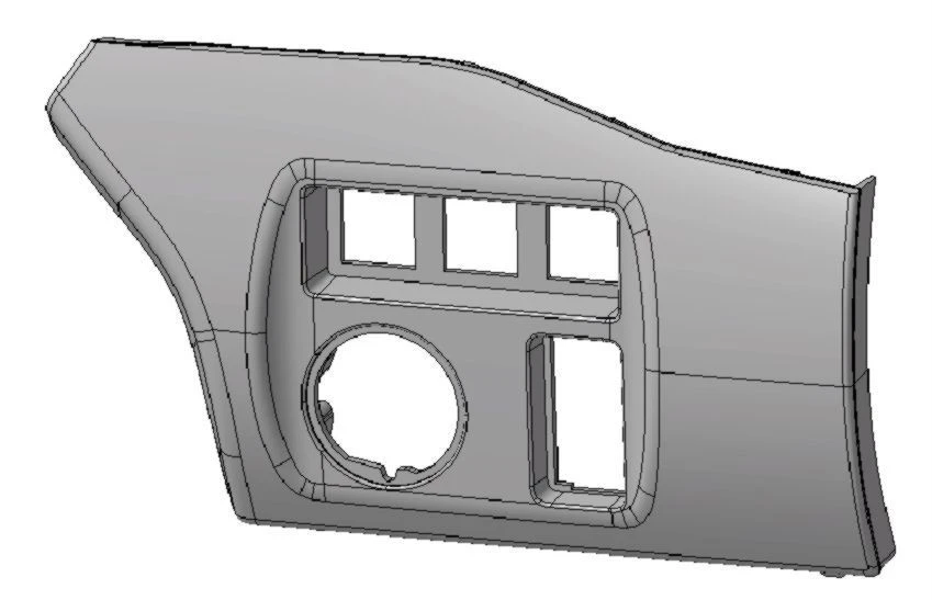 Left Decorative Cover for Vehicles M1 and N1 - 1681907381