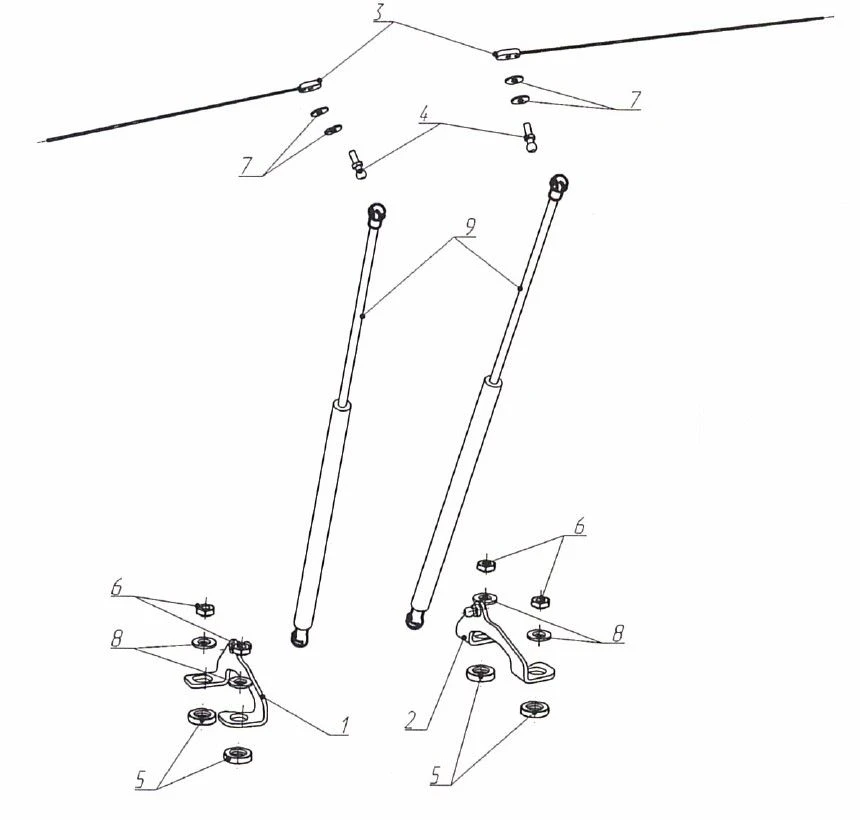 Smooth Hood Lifting Device for Hyundai Bayon (2021-)