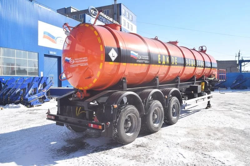 Acid Transport Semi-Trailer Tank, UZST Model 9177-0000104