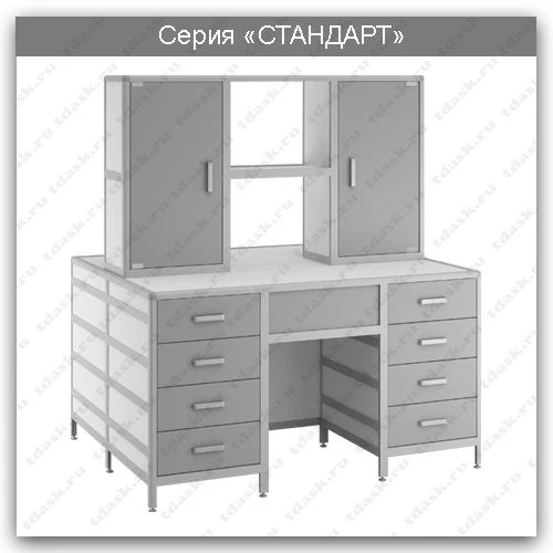 Standard Plus Island Laboratory Table: SLO.03.02