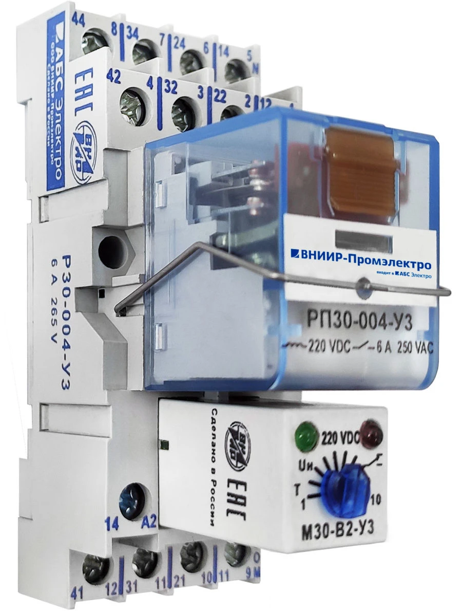 RP30-B Series Modular Relay for Time Delay Applications