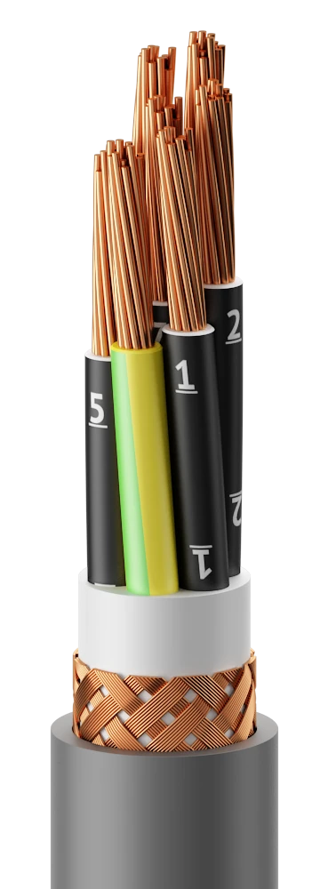 Universal Flexible Cable Emflex KUVEmVm 300/500V