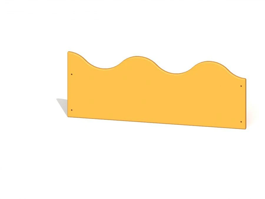 Artistic Plywood Barrier with Marine Theme - MF 7.121