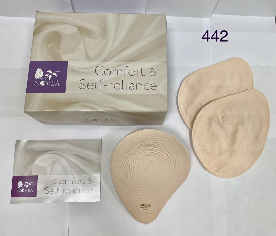 Silicone Gel Breast Prosthesis for Post-Surgery Support, Model 442