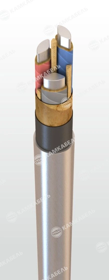 Power Cable with Aluminum Conductors and Paper Insulation, 6-10 kV, CAAG Model
