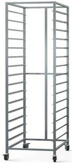 Stainless Steel Pan Rack Trolley for 15 Trays - Model SP