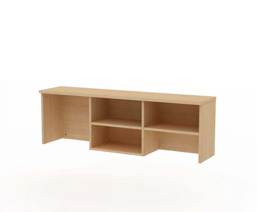 Desktop Barrier Shelf with Monitor Niche