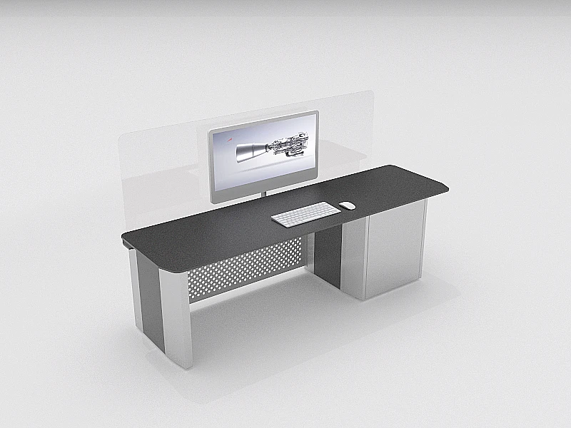 Work Table with Technical Compartment RM 01/07