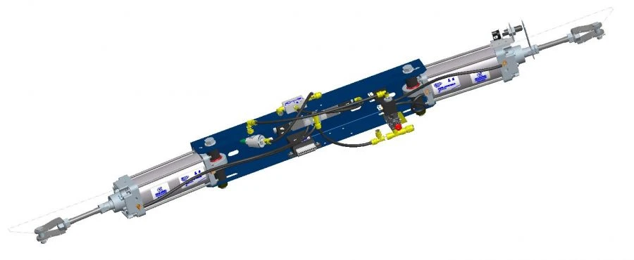 Pneumatic Door Actuator for Vehicles 40N2R63/116T1B043