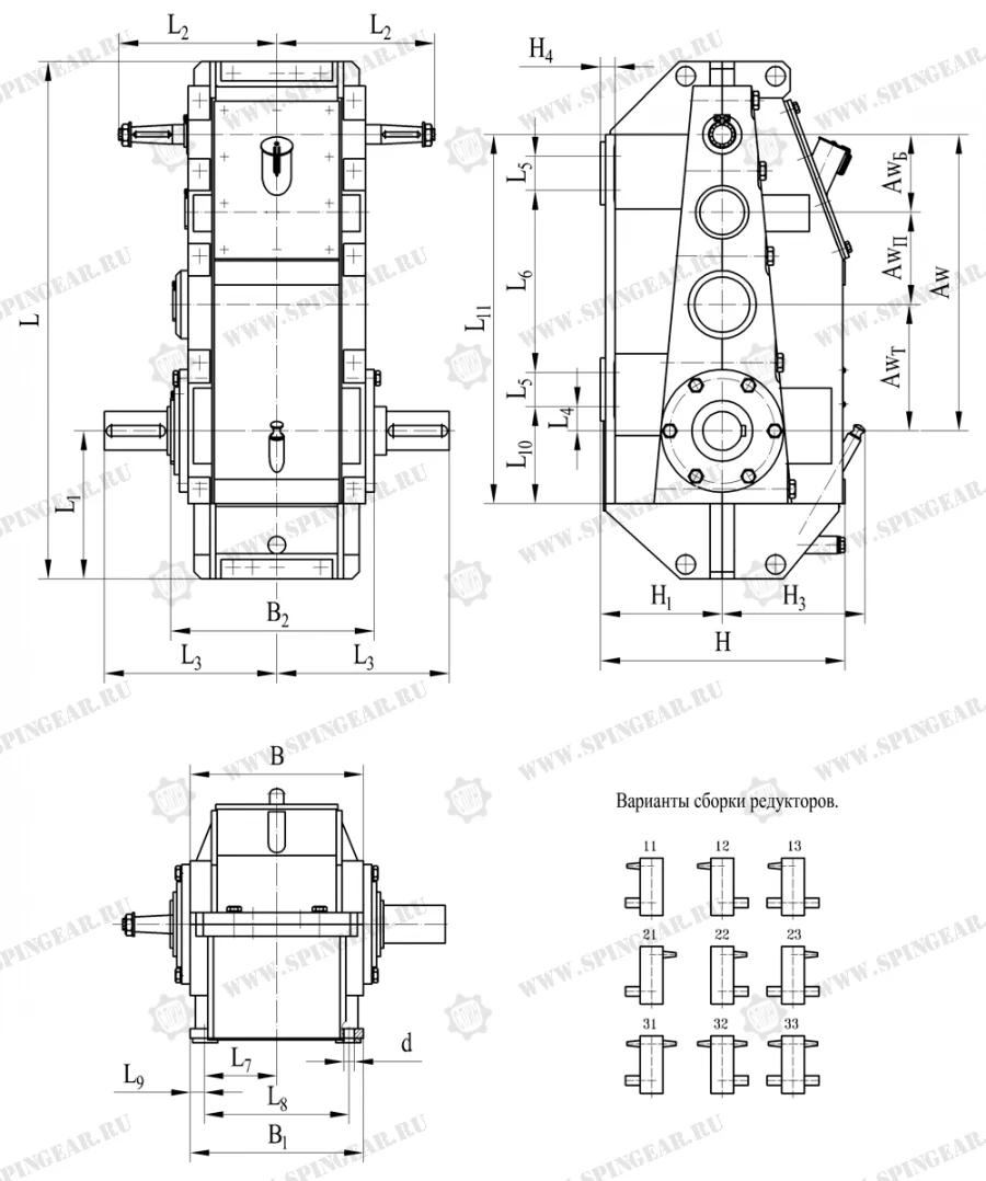 Vertical Cylindrical Gear Reducer CTW-610SPR
