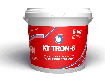 Fast-Setting Cement Mixture for Active Water Leakage Repair KTTron-8