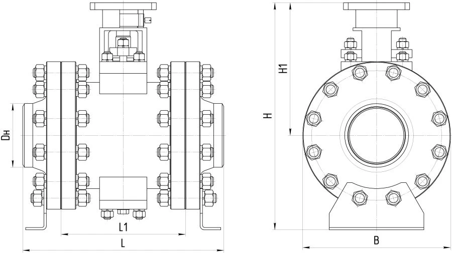Steel Ball Valve for Tight Sealing AТЭК.491284.298