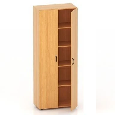 Closed Storage Cabinet with Removable Shelves