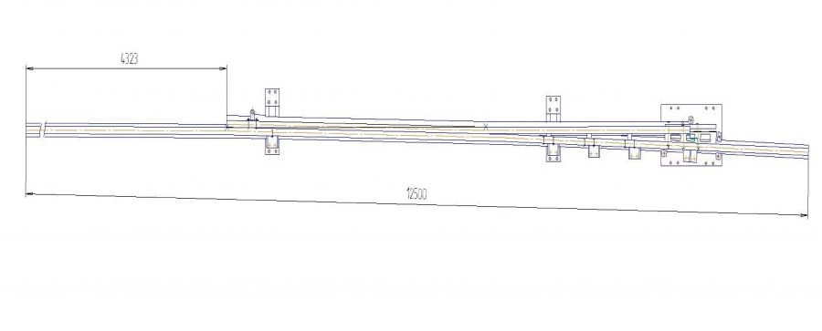 Curved Frame Rail Type R50 with Straight Point Project 2642.03.020RK2-01