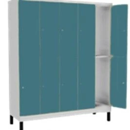 Locker for Changing Rooms - Metal Frame MDF/Laminated Chipboard