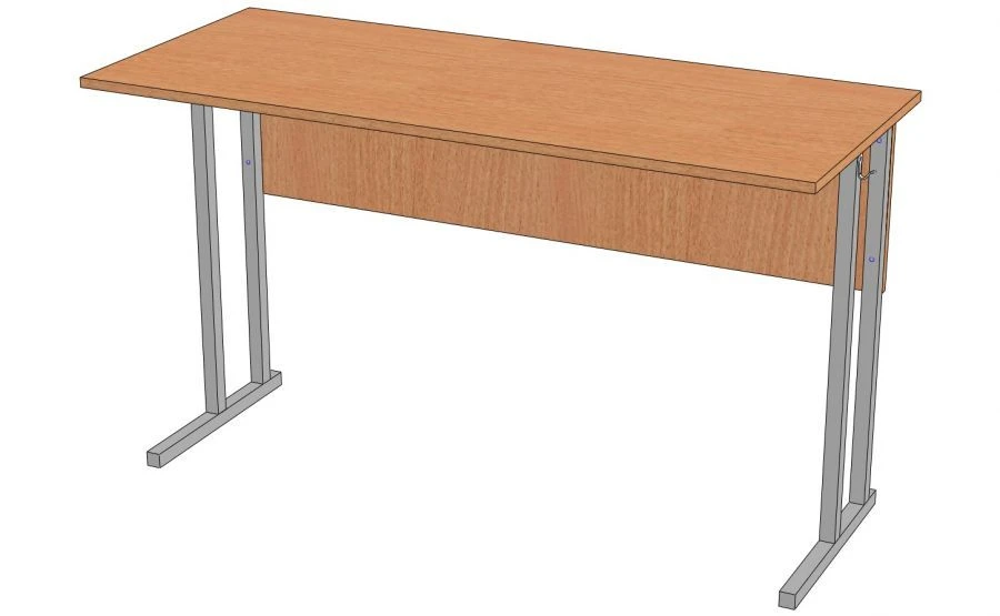 Two-Person Non-Adjustable Student Desk PUN-2