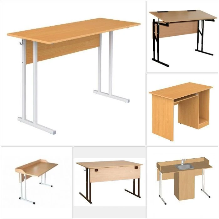 Wooden Student Desk for Educational Institutions, School Desks