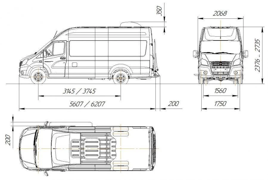 General Purpose All-Metal Van Truck AM 193 Modification