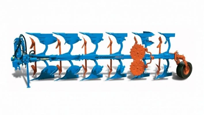 Medium Four-Bottom Reversible Plow Agromash PNO 3+1/1