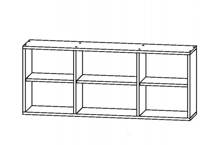 Wall-Mounted Shelf for Home and Office Storage