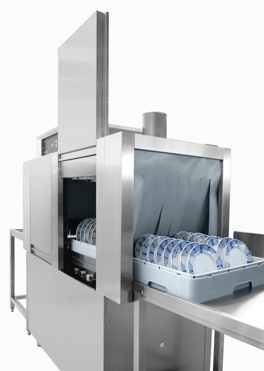 Electric Tunnel Dishwasher MPT-1700L for Plates and Utensils
