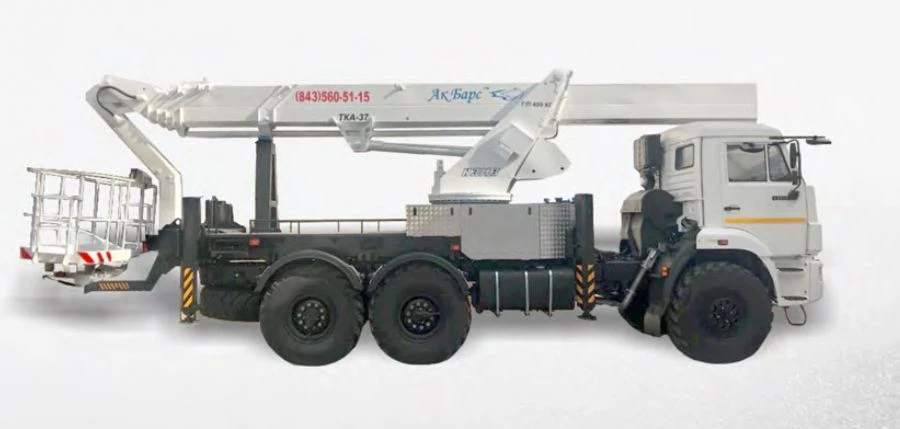 منصة العمل الجوية TKA-37 على شاسيه كاما-43118، كاما-5350، كاما-65115