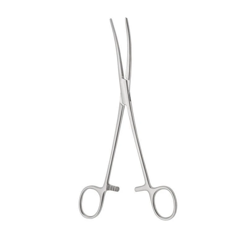 Curved Hemostatic Clamp TZ-01-288-19.6, 196 mm