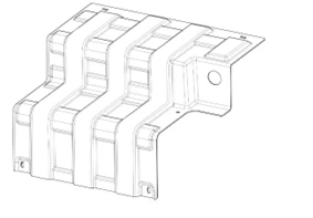 Exterior Battery Cover for RSM 3000 Tractor - 3000.3728004